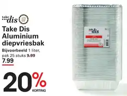 Sligro Take Dis Aluminium diepvriesbak aanbieding