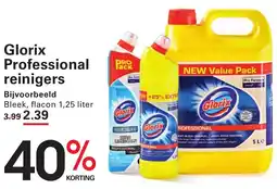 Sligro Glorix Professional reinigers aanbieding