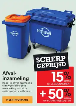 Sligro Afvalinzameling aanbieding
