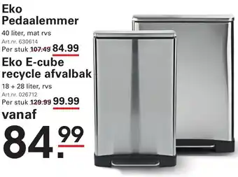 Sligro Eko Pedaalemmer aanbieding