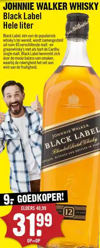 Dirck 3 Johnnie walker whisky aanbieding
