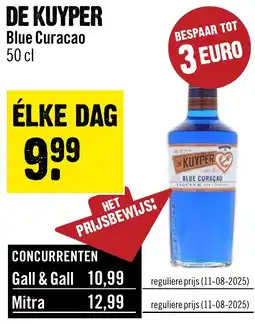 Dirck 3 De kuyper Blue Curacao aanbieding
