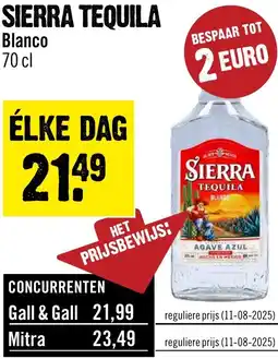 Dirck 3 Sierra Tequila Blanco aanbieding
