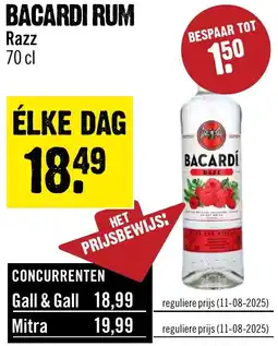 Dirck 3 Bacardi Rum Razz aanbieding