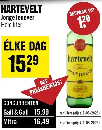 Dirck 3 Hartevelt Jonge Jenever aanbieding