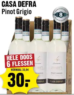 Dirck 3 Casa Defra Pinot Grigio aanbieding
