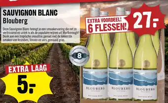 Dirck 3 Sauvignon Blanc Blouberg aanbieding