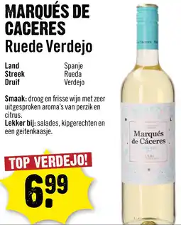 Dirck 3 Marqués de caceres Ruede Verdejo aanbieding