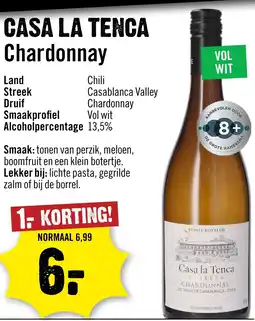 Dirck 3 Casa la tenca Chardonnay aanbieding