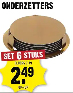 Dirck 3 Onderzetters aanbieding
