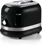 Bol.com Ariete 0149/12 | Moderna Broodrooster | 2 Sleuven | Ontdooi & opwarm functie | 815 Watt | Zwart aanbieding