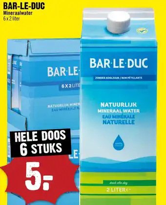 Dirck 3 Bar-le-duc Mineraalwater aanbieding