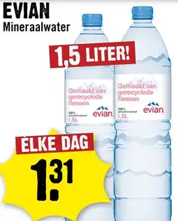 Dirck 3 Evian Mineraalwater aanbieding