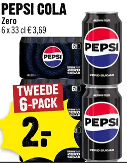 Dirck 3 Pepsi cola Zero aanbieding