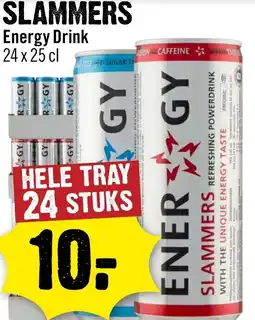 Dirck 3 Slammers Energy Drink aanbieding