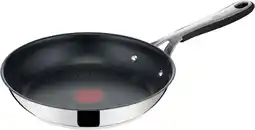 Bol.com Tefal Jamie Oliver Kitchen Essentials Koekenpan - Ø24cm - Inductie - RVS - Siliconen Handgreep aanbieding
