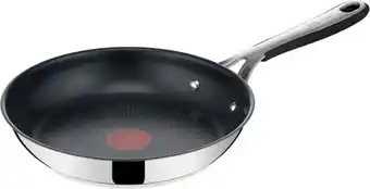 Bol.com Tefal Jamie Oliver Kitchen Essentials Koekenpan - Ø24cm - Inductie - RVS - Siliconen Handgreep aanbieding