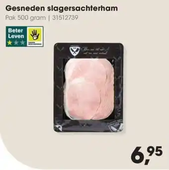 HANOS Gesneden slagersachterham aanbieding