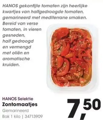HANOS HANOS Selektie Zontomaatjes aanbieding