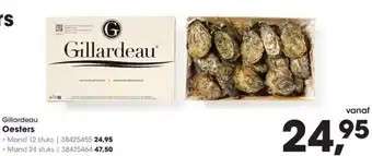 HANOS Gillardeau Oesters aanbieding