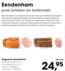 HANOS Gegaarde eendenham aanbieding