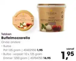 HANOS Tebben Buffelmozzarella aanbieding