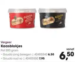 HANOS Vergeer Kaasblokjes aanbieding
