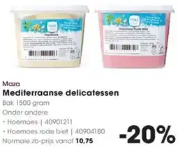 HANOS Maza Mediterraanse delicatessen aanbieding