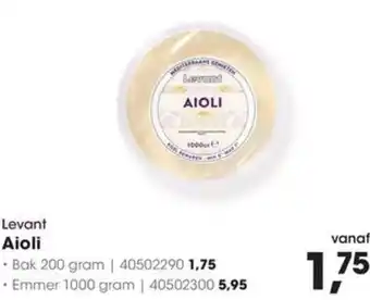 HANOS Levant Aioli aanbieding