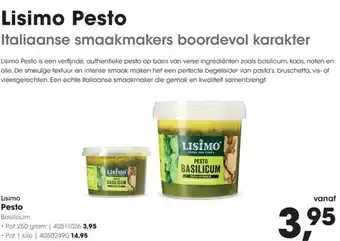 HANOS Lisimo Pesto aanbieding