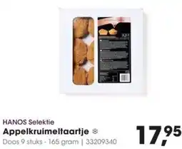 HANOS HANOS Selektie Appelkruimeltaartje aanbieding