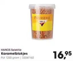 HANOS HANOS Selektie Karamelblokjes aanbieding