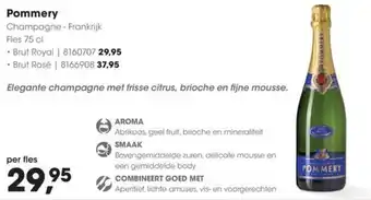 HANOS Pommery Champagne aanbieding