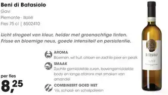 HANOS Beni di Batasiolo aanbieding