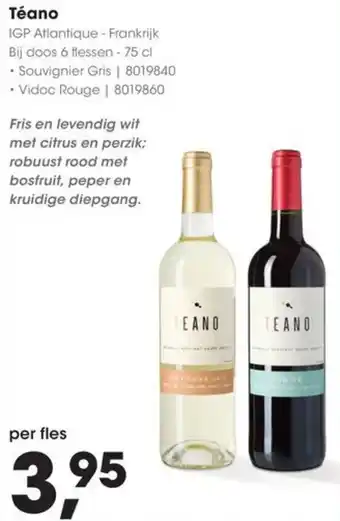 HANOS Téano IGP Atlantique aanbieding