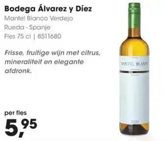 HANOS Bodega Álvarez y Díez aanbieding