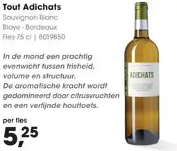 HANOS Tout Adichats aanbieding
