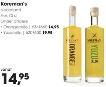 HANOS Koreman's aanbieding