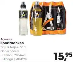 HANOS Aquarius Sportdranken aanbieding