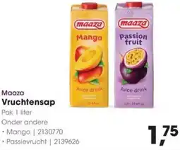 HANOS Maaza Vruchtensap aanbieding