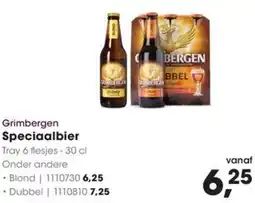 HANOS Grimbergen Speciaalbier aanbieding