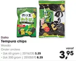 HANOS Daiko Tempura chips aanbieding