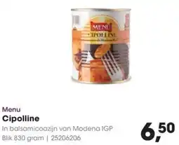 HANOS Menu Cipolline aanbieding