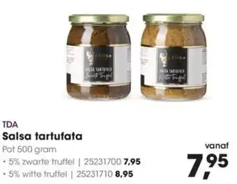 HANOS TDA Salsa tartufata aanbieding