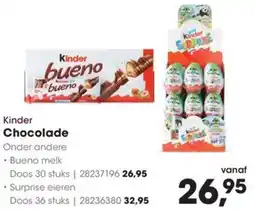 HANOS Kinder Chocolade aanbieding