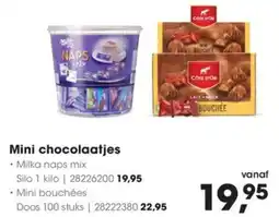 HANOS Mini chocolaatjes aanbieding