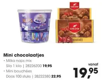 HANOS Mini chocolaatjes aanbieding
