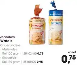 HANOS Zonnatura Wafels aanbieding