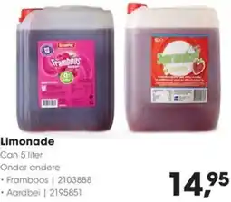 HANOS Limonade aanbieding