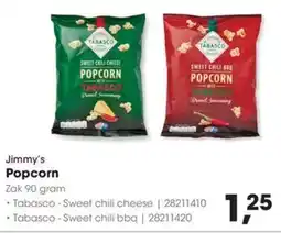 HANOS Jimmy's Popcorn aanbieding
